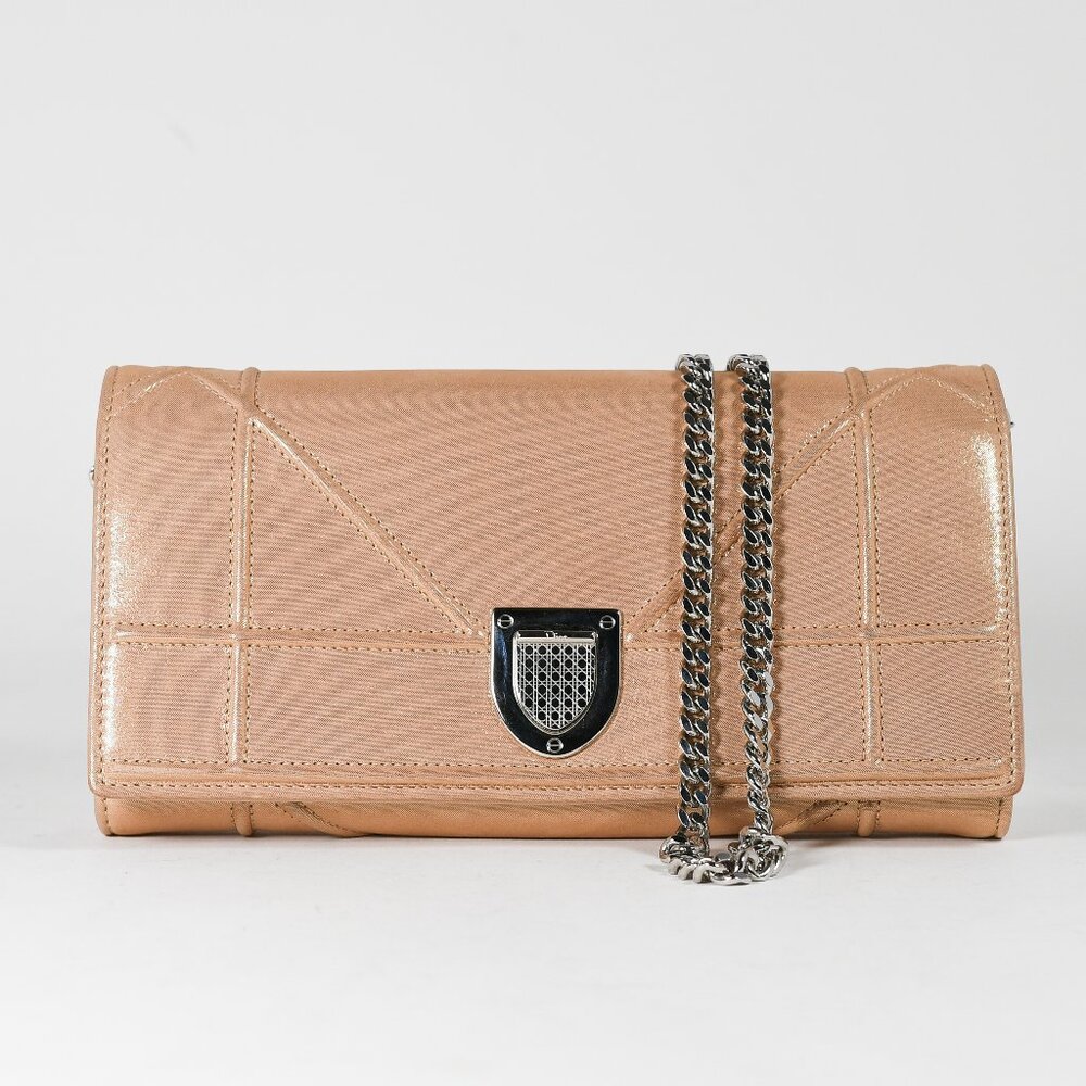 Christian Dior Diorama Croisiere Chain Wallet – Blush Pink